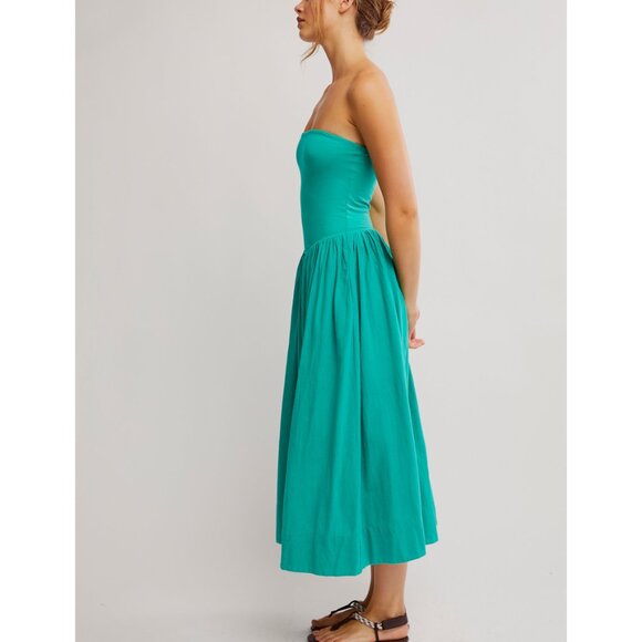 FREE PEOPLE Onda Tube Midi / Malachite Green - Picture 6 of 11
